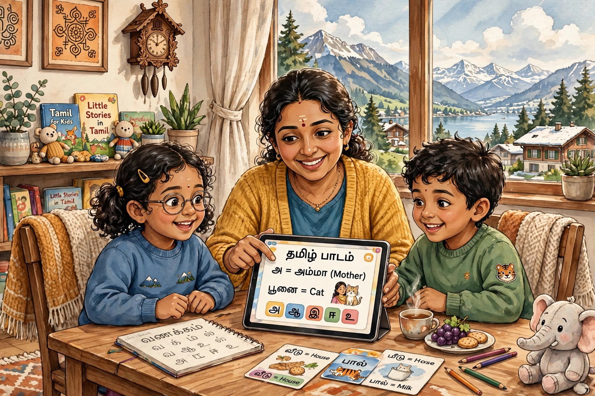 சுவிட்சர்லாந்தில் தமிழ் பிள்ளைகளுக்கு தாய்மொழி கற்பிக்க 5 இலவச செயலிகள்