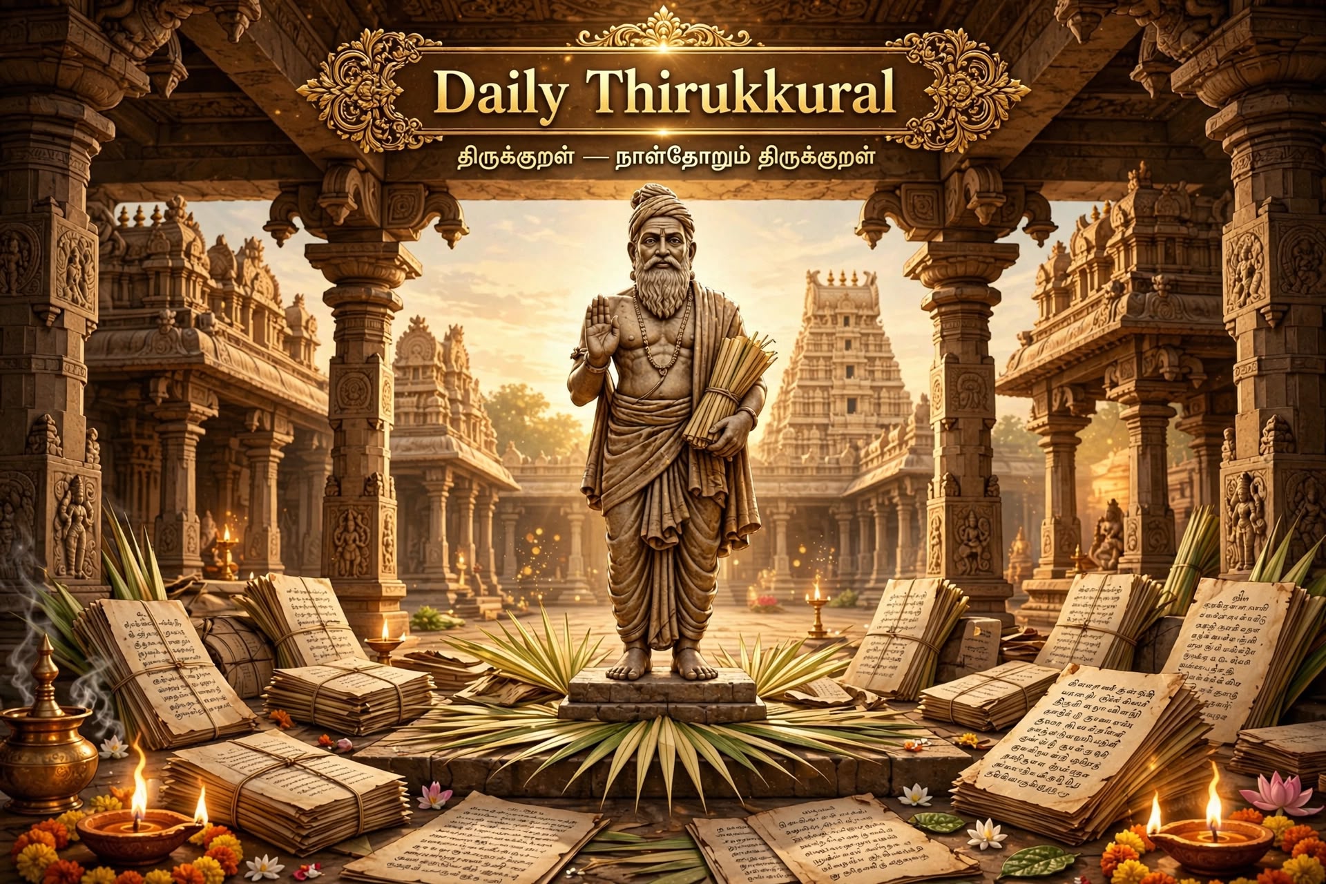 தினம் ஒரு குறள் - குறள் 4 - 03 ஆகஸ்ட் 2026